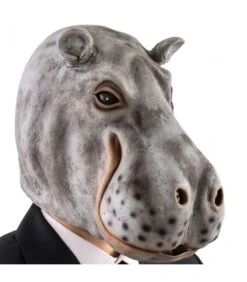 Maschera Ippopotamo In Lattice