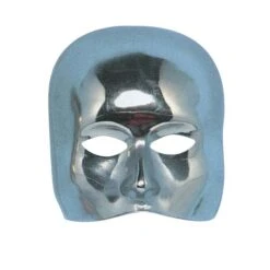 MASCHERA MEZZO VISO ARGENTO