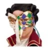 MASCHERA MEZZO VISO CON NASO LUNGO MULTICOLOR -Pelatelli maschera mezzo viso con naso lungo multicolor
