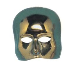 MASCHERA MEZZO VISO ORO