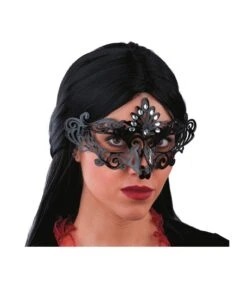MASCHERA NERA INTAGLIATA