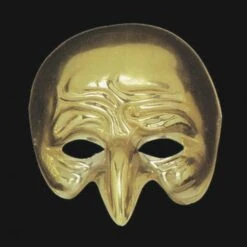 MASCHERA PANTALONE METALLIZZATO ORO