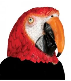 MASCHERA PAPPAGALLO ADULTO IN GOMMA