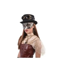 MASCHERA STEAM PUNK CON BECCO