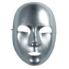 MASCHERA VISO ARGENTO IN TESSUTO -Pelatelli maschera viso argento in tessuto