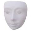 Maschera Viso Medio Bianco Da Pitturare In Plastica -Pelatelli maschera viso medio bianco da pitturare in plastica