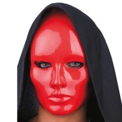 MASCHERA VISO MEDIO ROSSO
