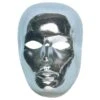 MASCHERA VISO METALLIZZATO ARGENTO -Pelatelli maschera viso metallizzato argento