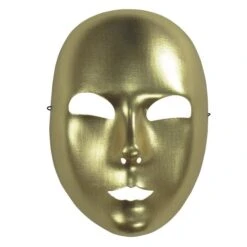 MASCHERA VISO ORO IN TESSUTO
