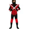 Ninja Rosso Bambino 7-9 Anni -Pelatelli ninja rosso bambino 7 9 anni