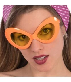 Occhiali Anni '50 Arancioni