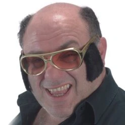 OCCHIALI ELVIS ORO CON BASETTE