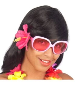 Occhiali Hawaii Rosa Fiore