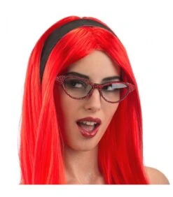 Occhiali Strass Rossi