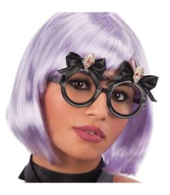 Occhiali Tondi Senza Lenti Fiocchi E Teschi