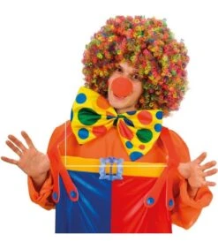 Papillon Clown In Tessuto H. Cm.20x33 Ca.