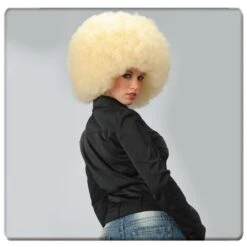 Parrucca Africa Bionda Cm.40