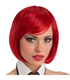 Parrucca Caschetto Rossa Effetto Naturale