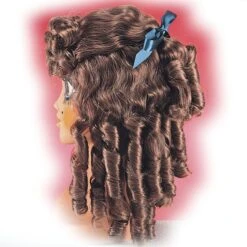 Parrucca Castana Con Boccoli