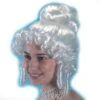Parrucca Damina Bianca Con Boccoli -Pelatelli parrucca damina bianca con boccoli