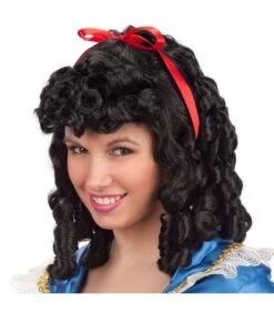 Parrucca Damina Nera