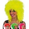 PARRUCCA DISCO DANCE FLUORESCENTE COLORI ASSORTITI -Pelatelli parrucca disco dance fluorescente colori assortiti