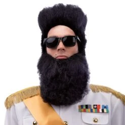 PARRUCCA E BARBA DITTATORE