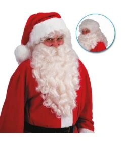 Parrucca E Barba Gigante Avorio Lusso L.cm. 50 Ca.