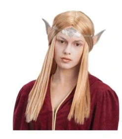 Parrucca Elfo Donna Con Orecchie E Diadema