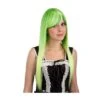 PARRUCCA GIALLA E VERDE LISCIA LUNGHISSIMA Con Frangia(EFFETTO NATURALE) PVC -Pelatelli parrucca gialla e verde liscia lunghissima con frangiaeffetto naturale pvc