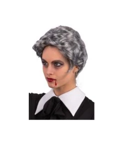 PARRUCCA GRIGIA CORTA -Pelatelli parrucca grigia corta 2