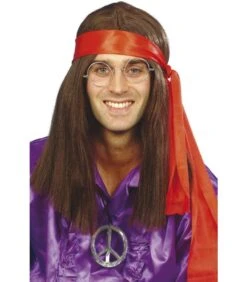 PARRUCCA HIPPIE CON ACCESSORI