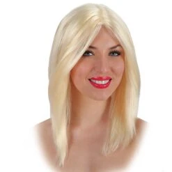 Parrucca Liscia Bionda