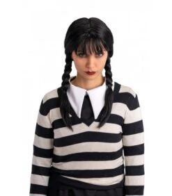 Parrucca Mercoledì Addams