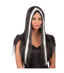 Parrucca Morticia Lunghissima