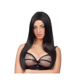 PARRUCCA NERA LUNGA LISCIA