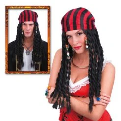 PARRUCCA PIRATA CON BANDANA