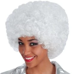 PARRUCCA RICCIOLINA BIANCA