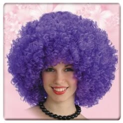 Parrucca Ricciolona Viola (gr.150 Ca.)