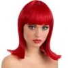 Parrucca Rossa Caschetto Lungo Effetto Naturale