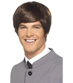 PARRUCCA UOMO ANNI 60' CASTANA