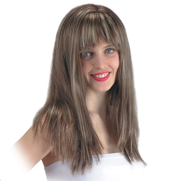 PARRUCCA WINTER GIRL CASTANA Con MECHES(LUNGA EFFETTO NATURALE) 3 PARRUCCA WINTER GIRL CASTANA Con MECHES(LUNGA EFFETTO NATURALE)