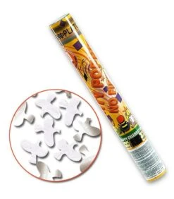 Party Popper Ad Aria Compressa Colombe Bianche H. Cm. 50 Ca.