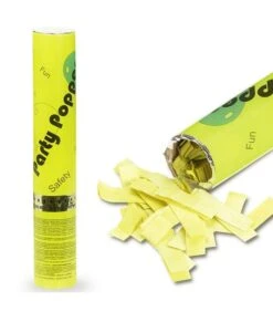 Party Popper Ad Aria Compressa Giallo H. Cm. 30 Ca.