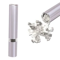 PARTY POPPER AD ARIA COMPRESSA H. CM. 30 ARGENTO