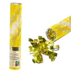 PARTY POPPER AD ARIA COMPRESSA H. CM. 30 ORO