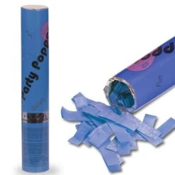 PARTY POPPER AD ARIA COMPRESSA H.CM.30 BLU