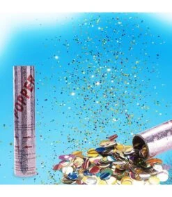 Party Popper Ad Aria Compressa Metallizzato H. Cm. 20 Ca.