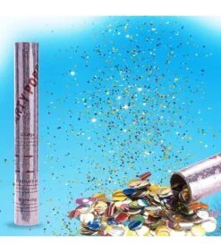 Party Popper Ad Aria Compressa Metallizzato H. Cm. 30 Ca.