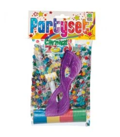 Party Set (1 Busta Coriandoli, 1 Stella, 1 Lingua, 1 Farfalla)